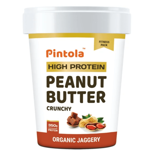 Pintola High Protein Jaggery Peanut Butter Crunchy 510g