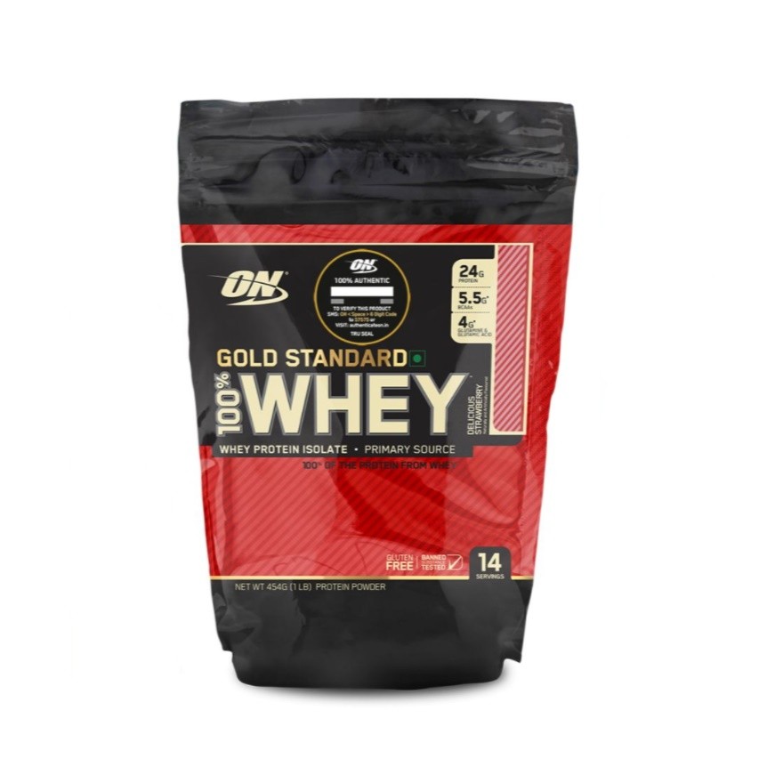 Optimum Nutrition (ON) Gold Standard 100 Whey Protein Powder Double Rich Chocolate1lb