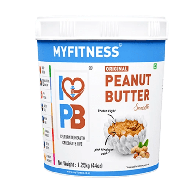 MYFITNESS Original Peanut Butter Smooth 1250g