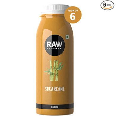Raw Pressery Sugarcane Juice (6 x 250ml) Rich in Vitamins & Minerals, Natural Energizer & Immunity Booster, Healthy Juice, No Added Sugar