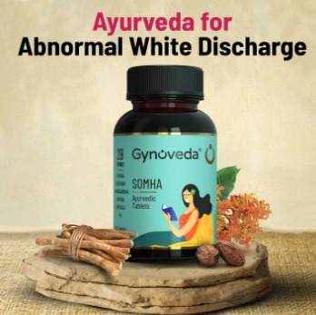 Gynoveda Vaginal Discharge Relief | No more Itching, Smell, Milky, Watery, Thick Discharge Before After Periods | Goodbye Intimate Wash, Panty Liners, Infection | SOMA Anti Fungal Ayurvedic Tablets