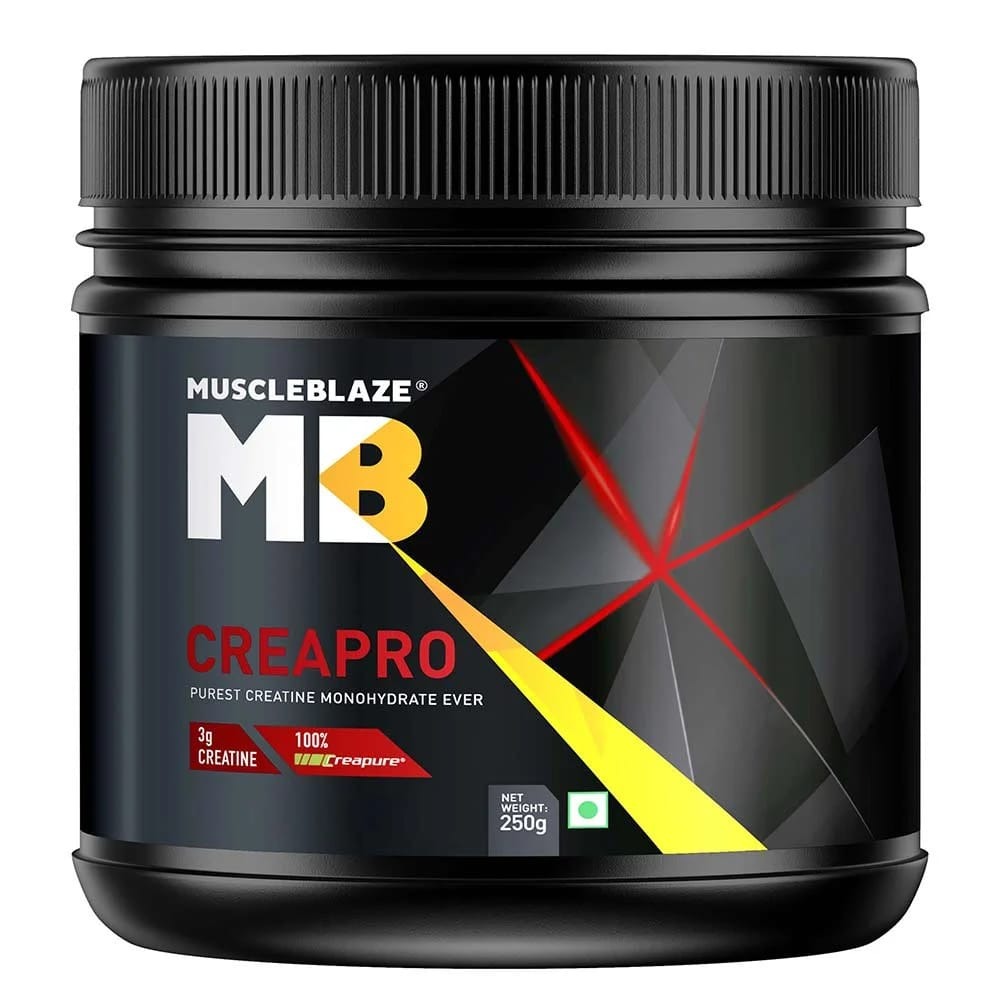 MuscleBlaze CreaPRO Creatine with Creapure Powder from Germany, 250 g (0.55 lb)