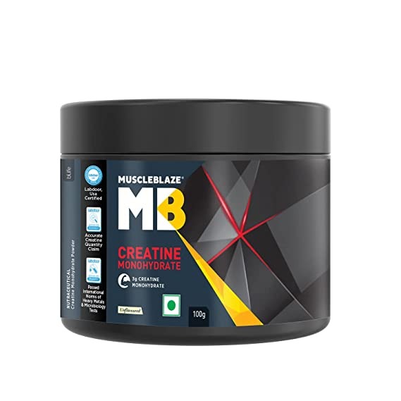 MuscleBlaze Creatine Monohydrate, India&...