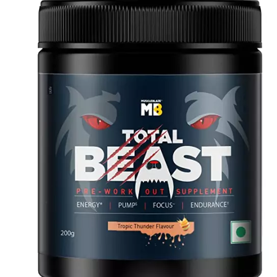 MuscleBlaze Total Beast Pre Workout, 200...