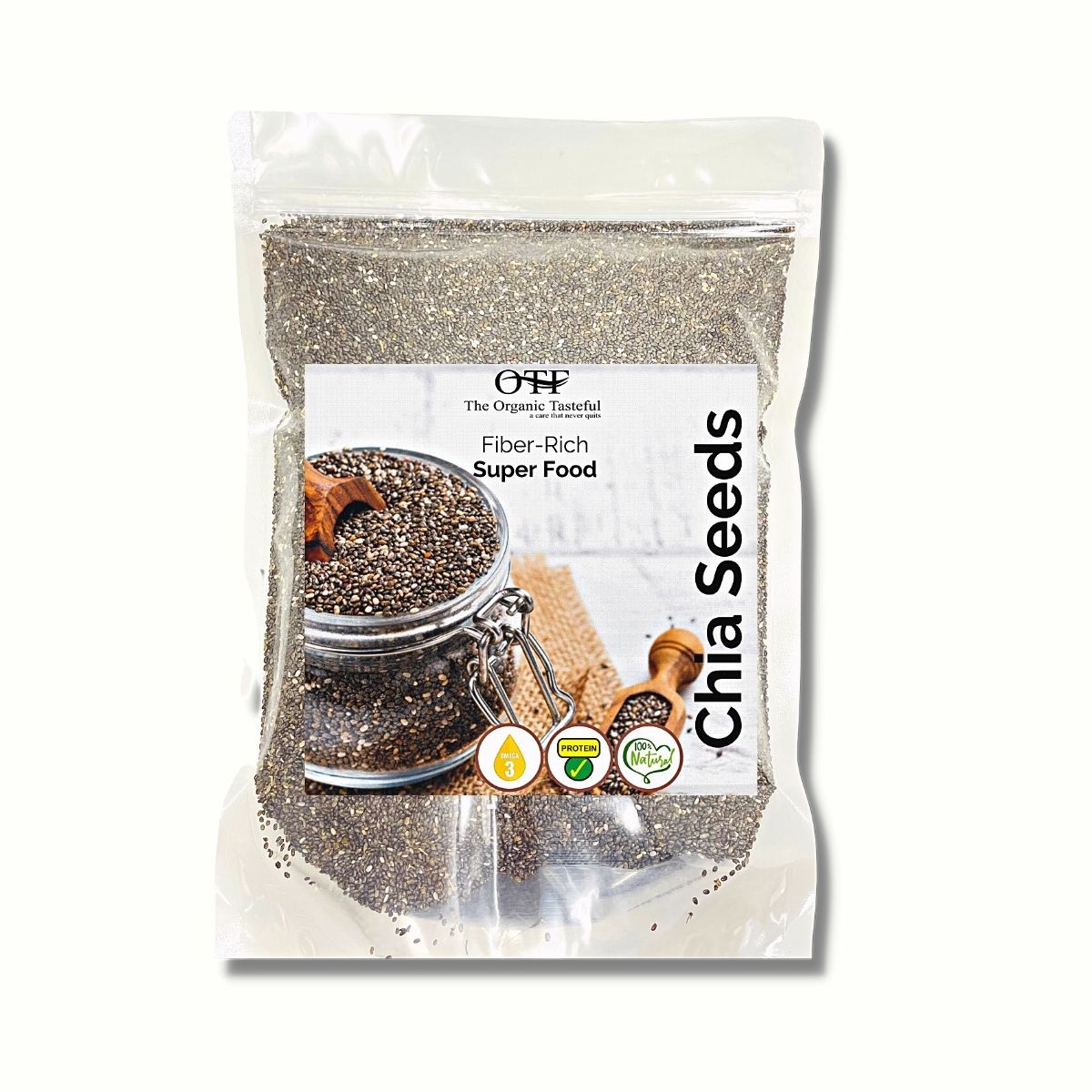Organic Chia Seeds- Healthy Snacks- Muscle Gain and Weight Loss