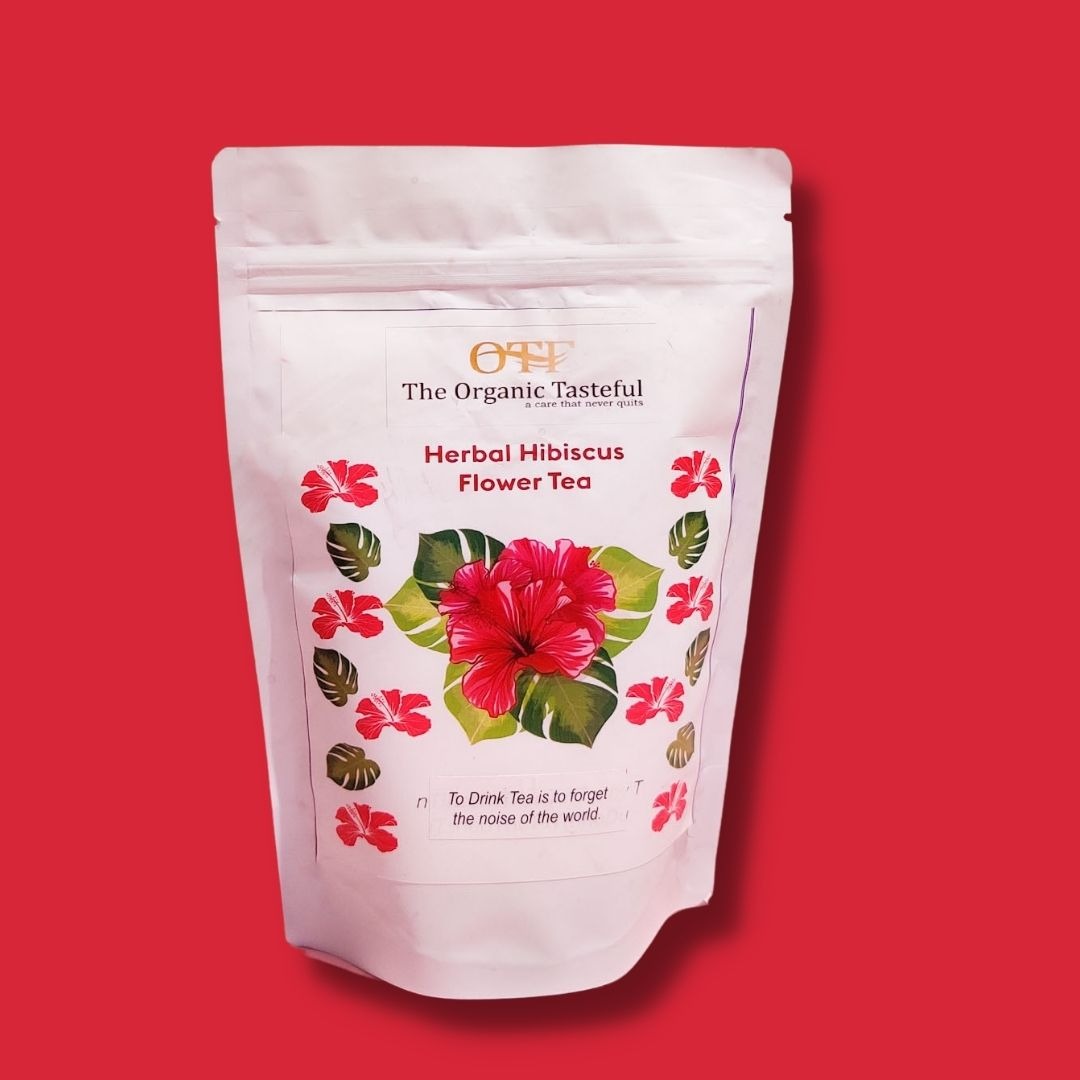 Organic Tasteful Hibiscus Tea for Lowering Blood Pressure & Promote Hair Growth