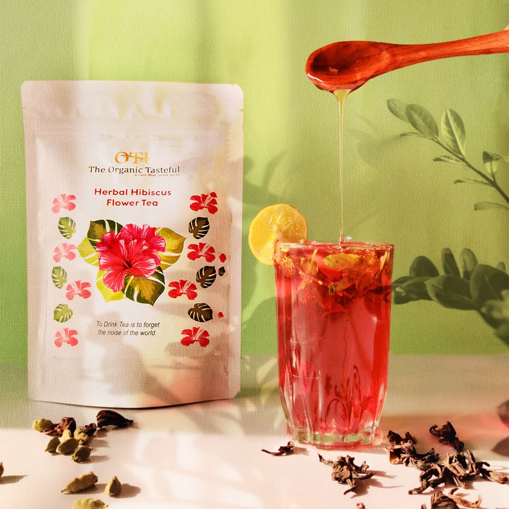 Organic Tasteful Hibiscus Tea for Loweri...