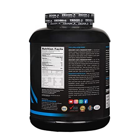 Zedon Nutrition Whey Protein Powder (2 K...