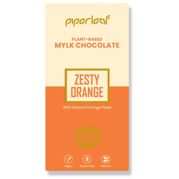 Vegan Milk Chocolate – Zesty Orange (50g) | 100% Plant-Based | Gluten Free | Stone Ground