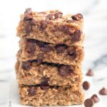 Oatmeal chip bars – experimenting with oats