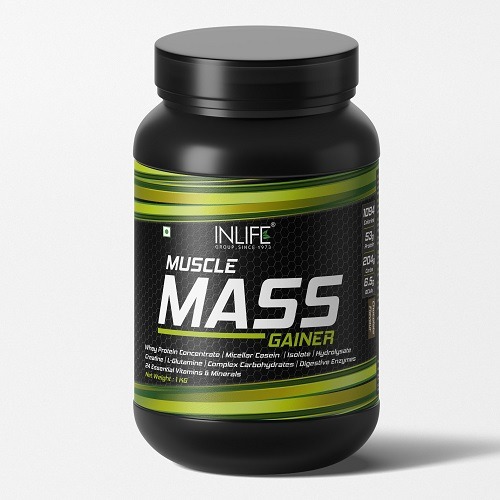 INLIFE Muscle Mass Gainer, Bodybuilding ...