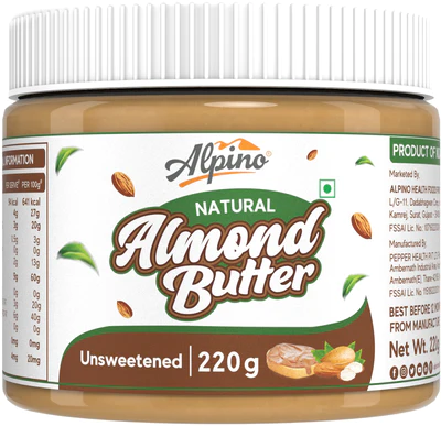 Alpino Natural Almond Butter 200gm