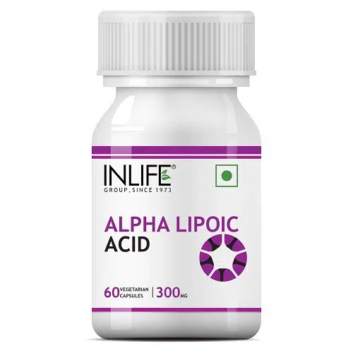 INLIFE Alpha Lipoic Acid, 300 Mg (60 Veg...