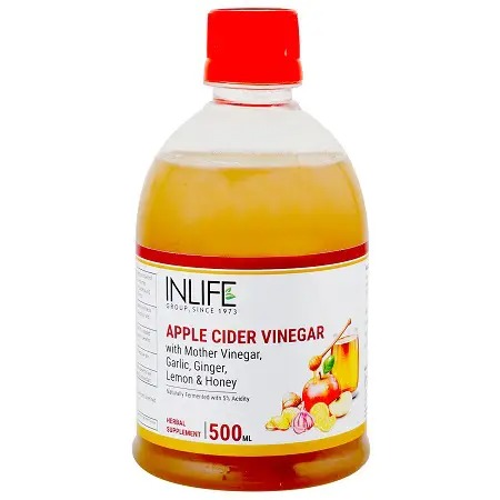 INLIFE Apple Cider Vinegar With Garlic, ...