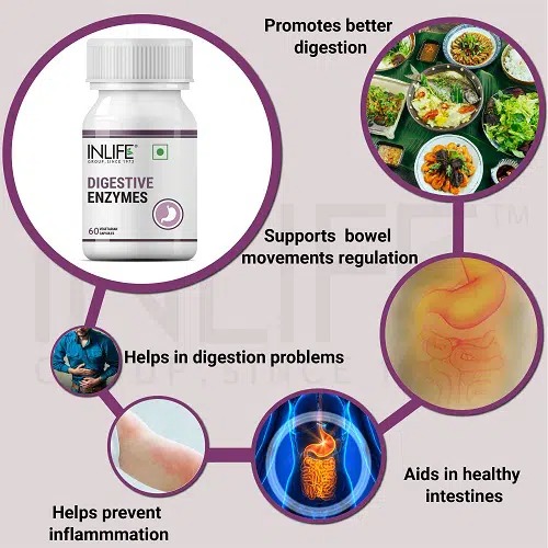 INLIFE Digestive Enzymes Supplement For ...