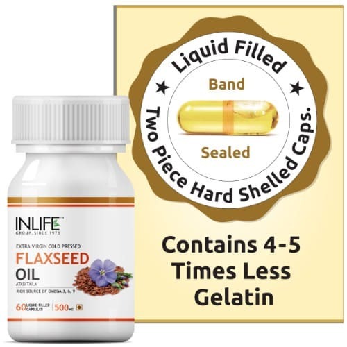 INLIFE Flaxseed Oil Omega 3,6,9 Fatty Ac...