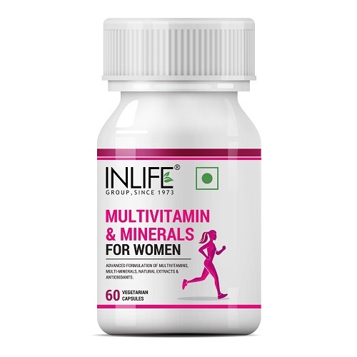 INLIFE Multivitamin & Minerals Supplement For Women – 60 Capsules