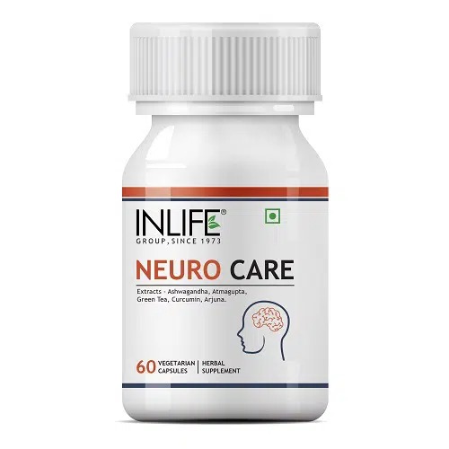 INLIFE Neuro Care Supplement, 500mg – 60 Vegetarian Capsules