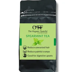 OTF Spearmint Tea For PCOS, Good For Digestive Upsets & Period Cramps (50 Grams- Pack of (1)