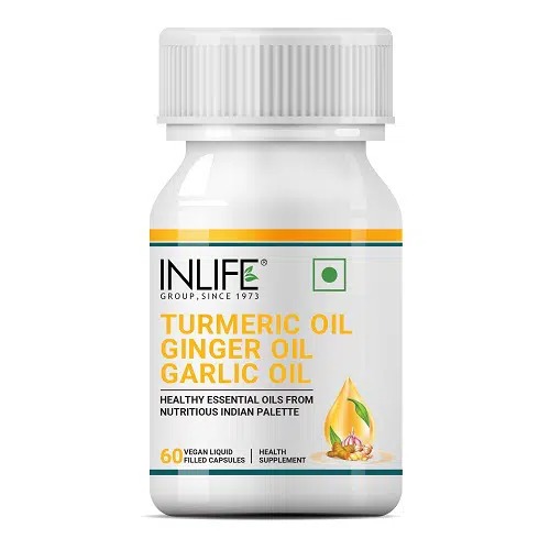 INLIFE Turmeric Oil Ginger Oil Garlic Oi...