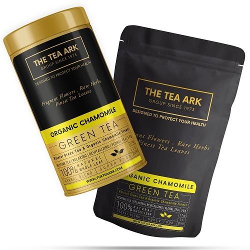 The Tea Ark Organic Chamomile Green Tea,...
