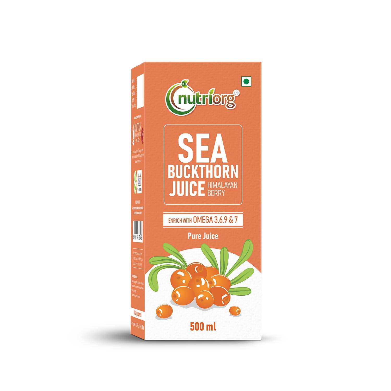 Nutriorg Sea Buckthorn Juice 500ml
