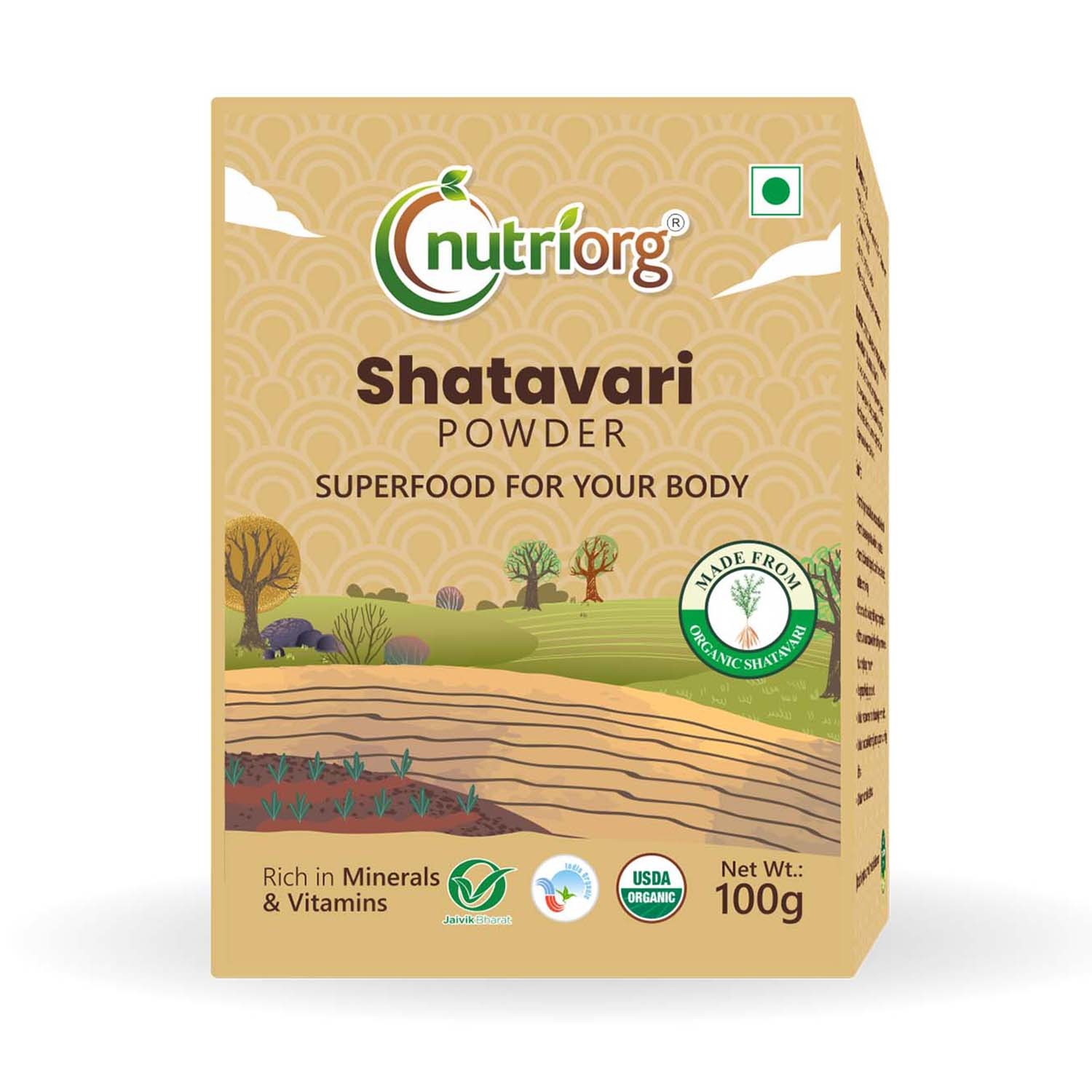 Nutriorg Certified Organic Shatavari Pow...