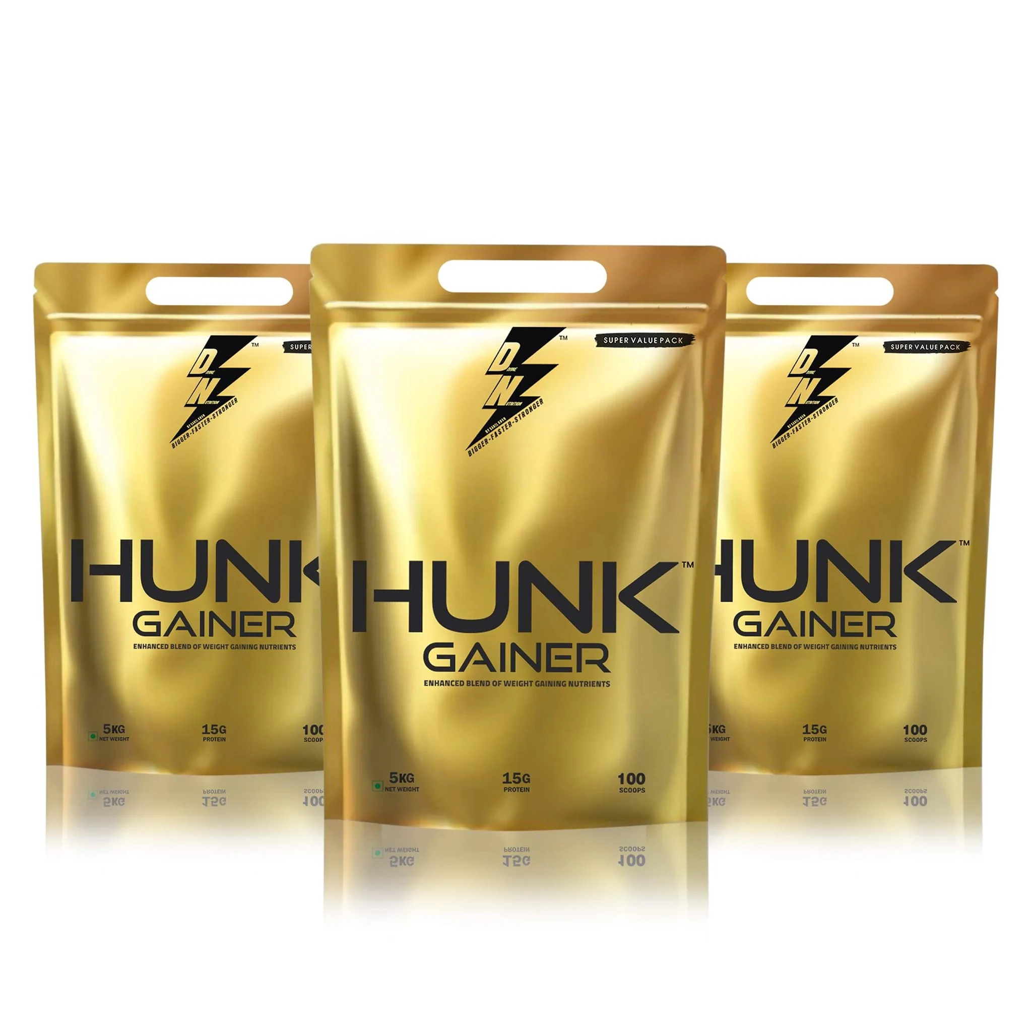 Divine – HUNK GAINER GOLD 5KG SUPER VALUE PACK