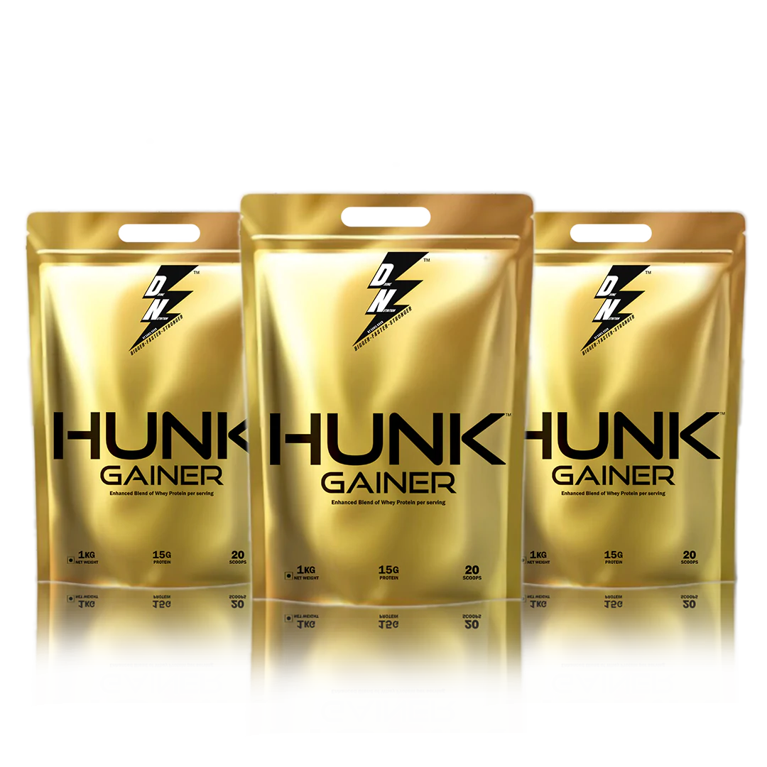 Divine – HUNK GAINER GOLD 3 PACK (1kg pack -3)