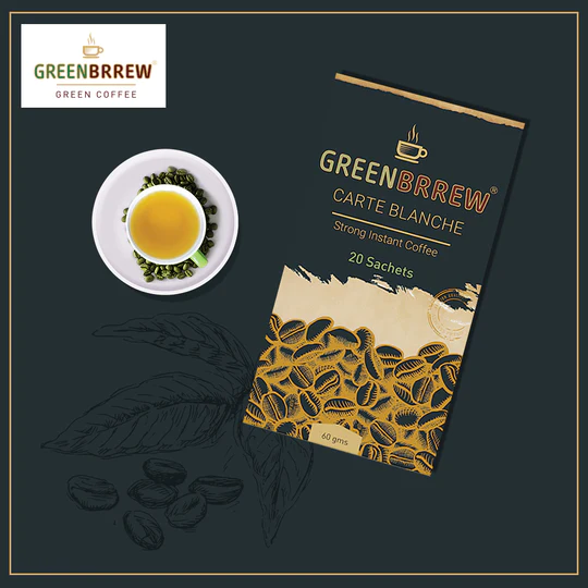 Greenbrrew Instant Green Coffee (Strong,...