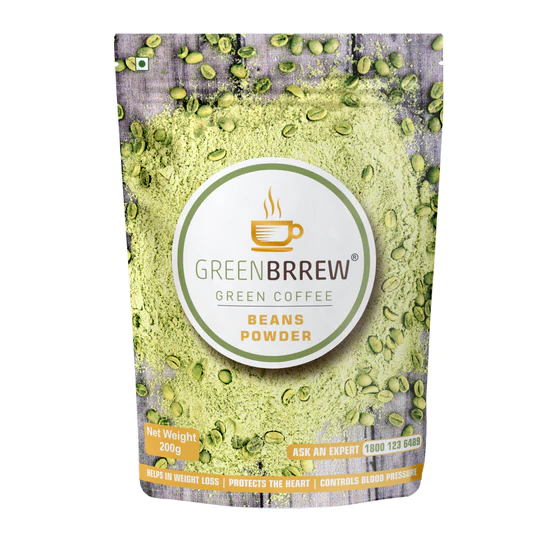 Greenbrrew  Green Coffee Beans Powder, 2...
