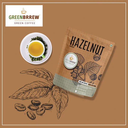 Greenbrrew Instant Green Coffee (Hazelnu...