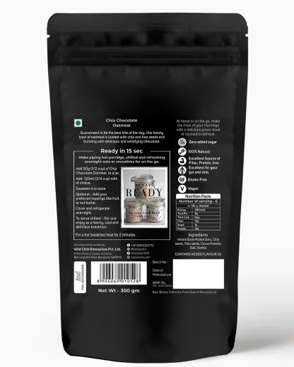 Cocosutra-Chia Chocolate Oatmeal | 300 g