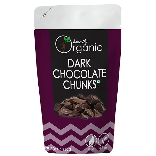 D-alive -Honestly Organic Dark Chocolate Chunks 70% – 150g