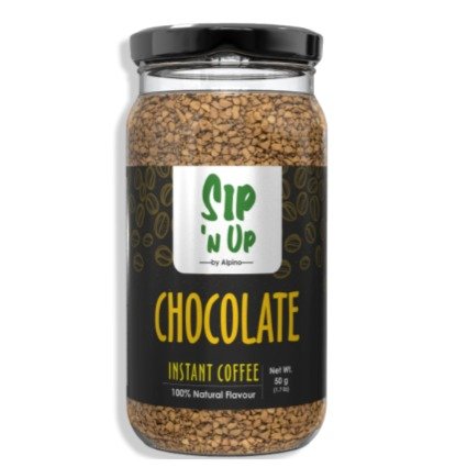 Alpino – SIP ‘N UP BY, ALPINO PREMIUM INSTANT COFFEE CHOCOLATE 50 G