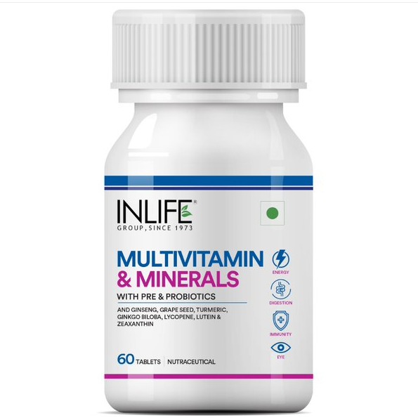 INLIFE MULTIVITAMIN AND MINERALS SUPPLEMENT – 60 TABLETS
