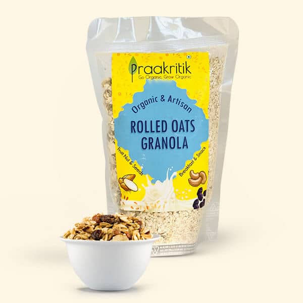 Praakritik – Granola Rolled Oats – 300g – Organic