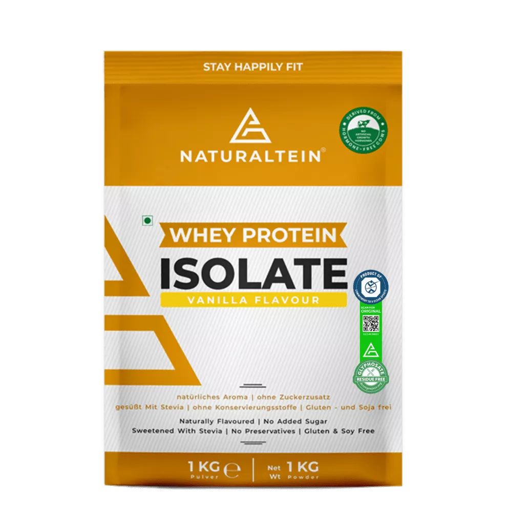 100% Natural Whey Protein Isolate Vanill...