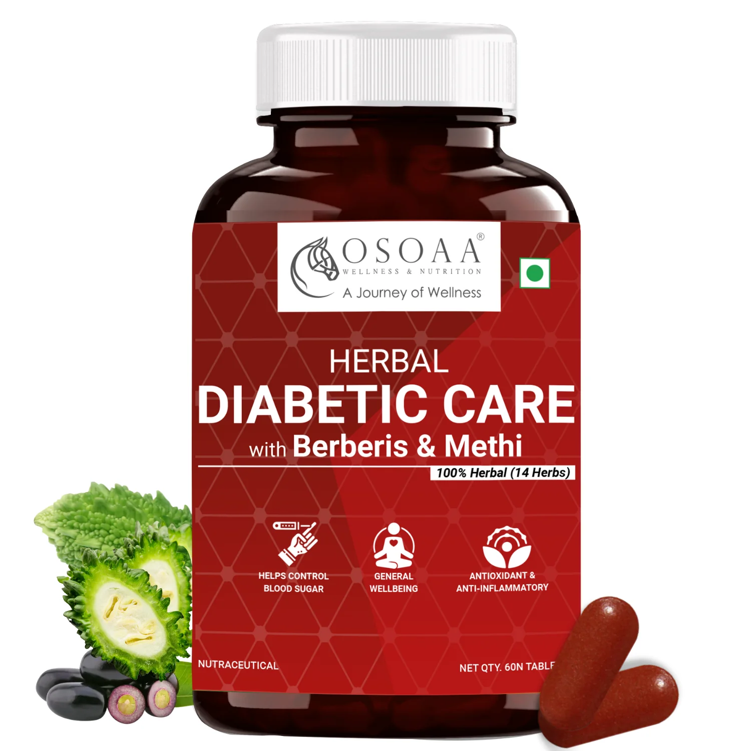 OSOAA Herbal Diabetic Care – 14 He...