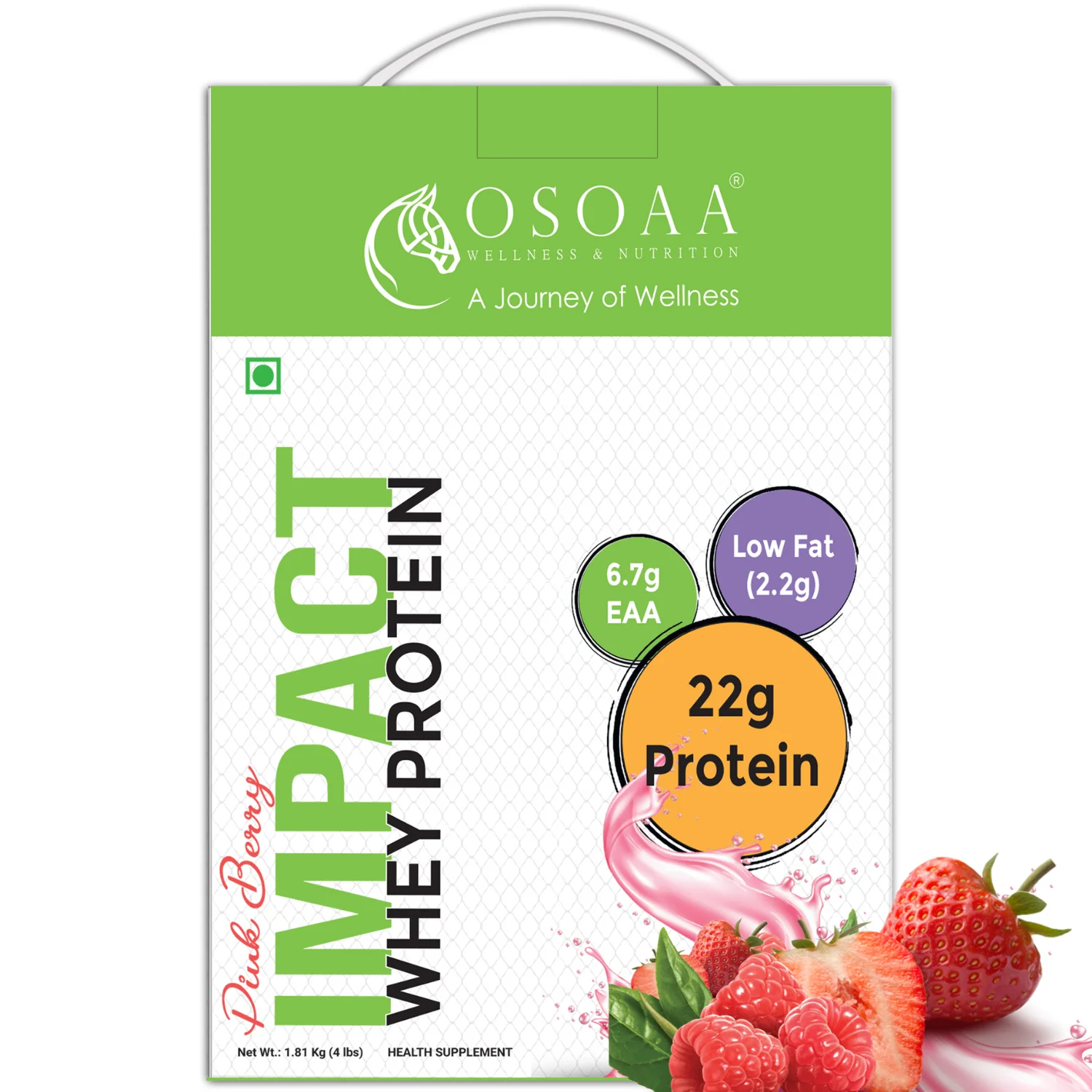 OSOAA Impact Whey Protein (4 lbs | 1.81 ...