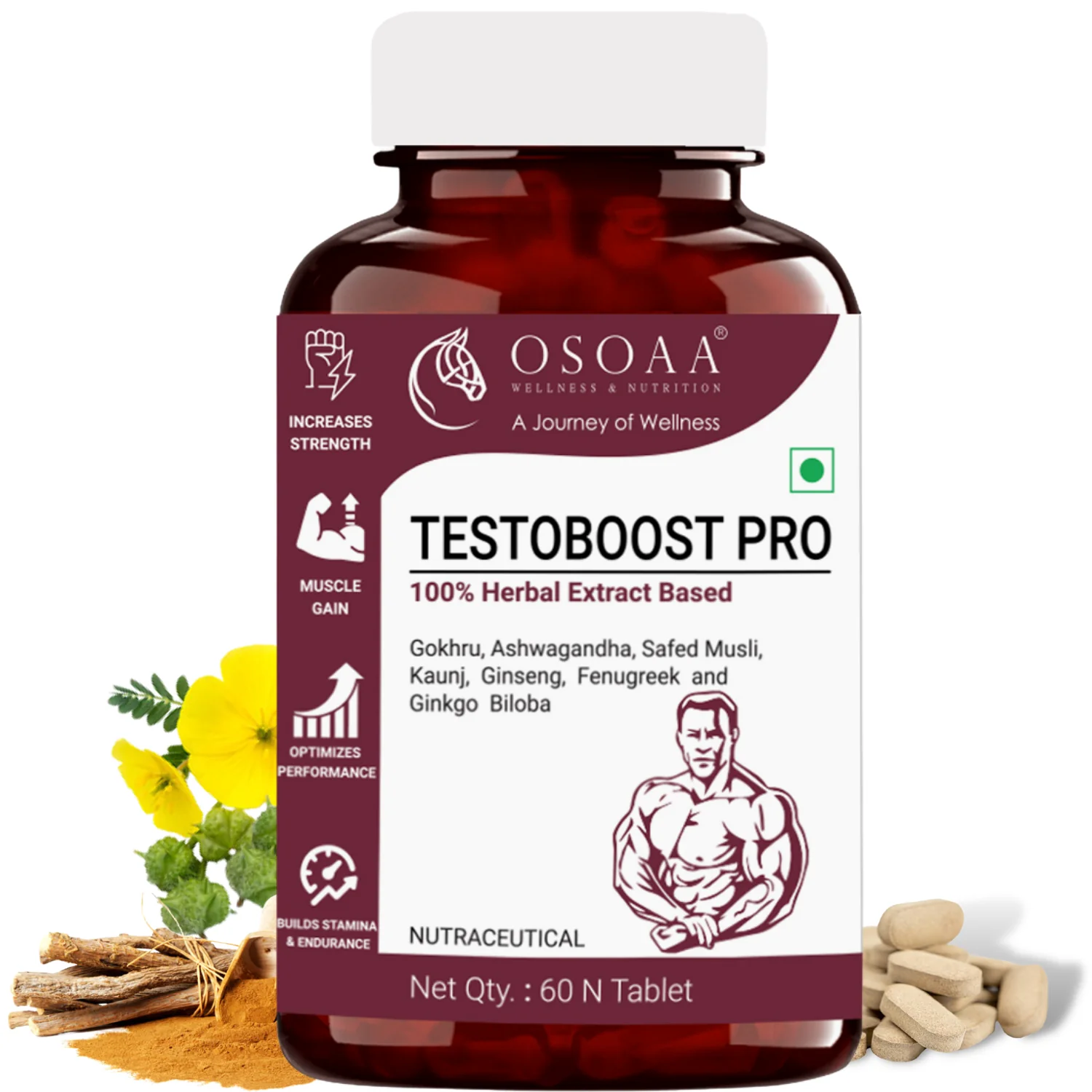 Osoaa Testosterone Booster for Men | Inc...