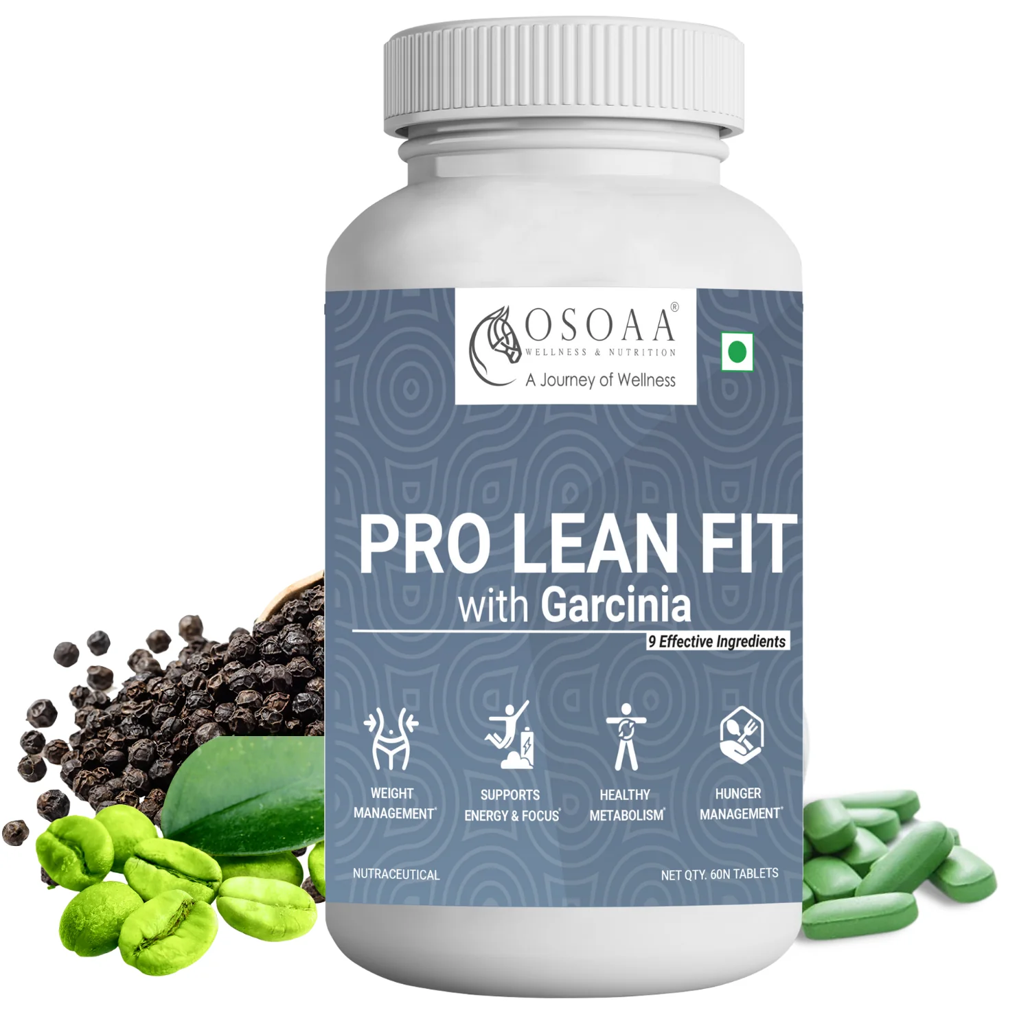 OSOAA Pro Lean Fit 60 Tabs with Garcinia...
