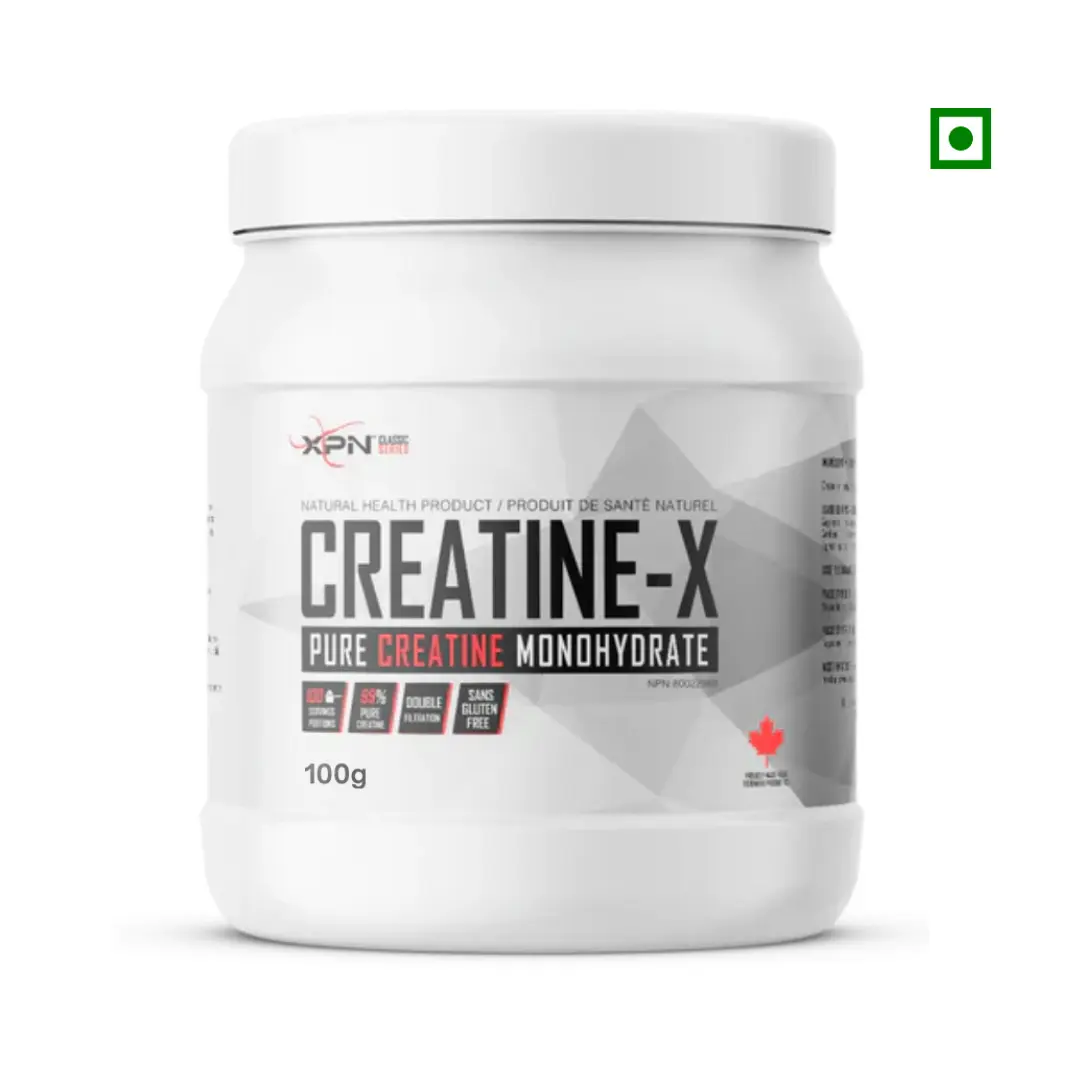 Creatine-X Creatine Monohydrate (100g, 33 Servings) | 100% Pure Creatine | Unflavored | Supports Performance and Power